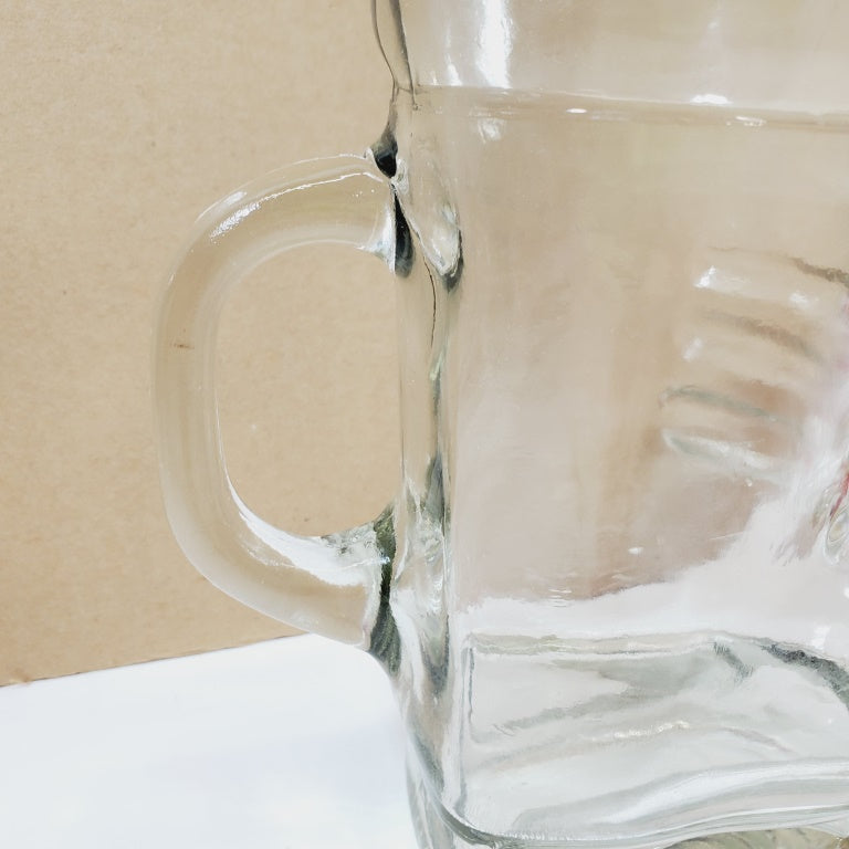 Vintage Large Hockey Skate Beer Glass Final Touch Brand