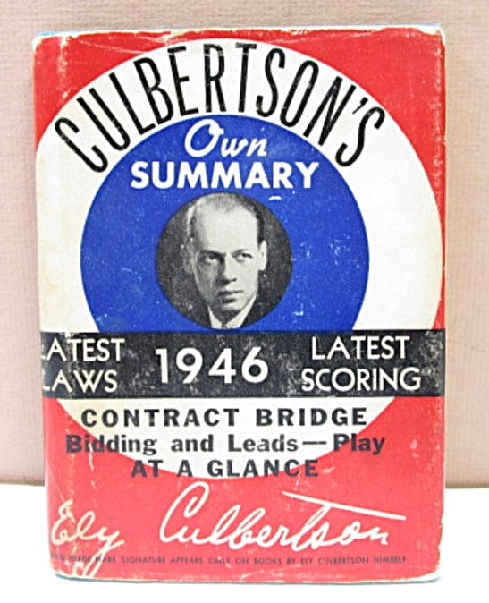 1946 Culbertson's Own Summary Contract Bridge Book