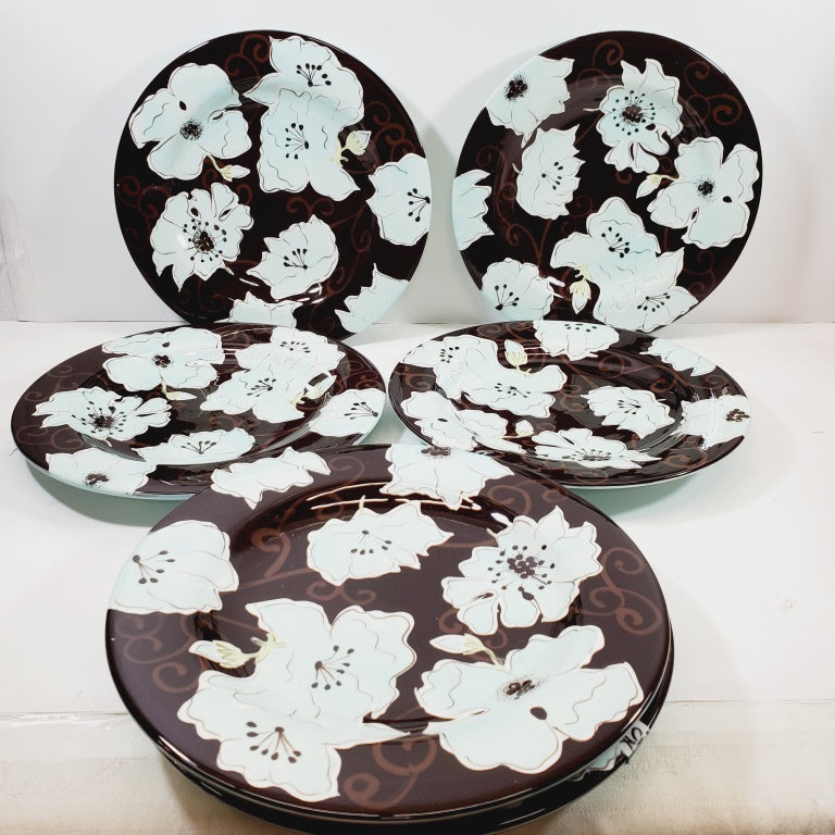 Set of 6 Laurie Gates Emma Dinner Plates