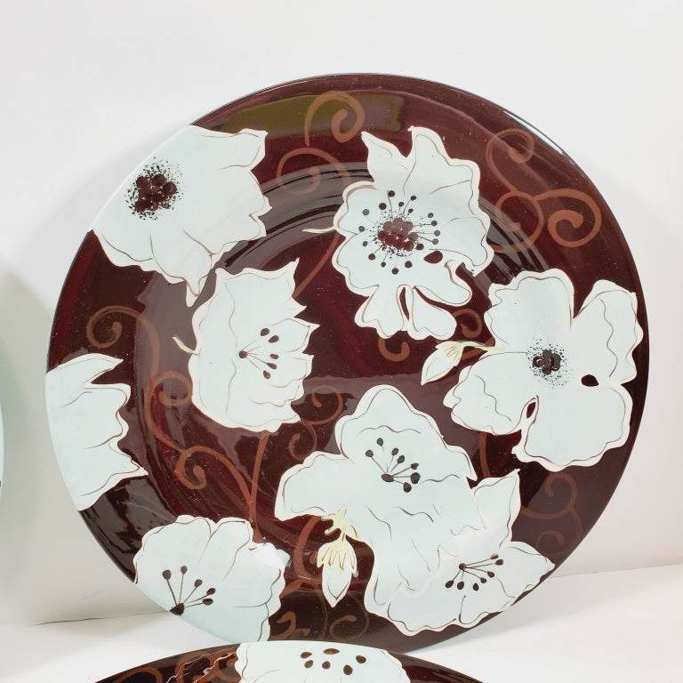 Set of 6 Laurie Gates Emma Dinner Plates