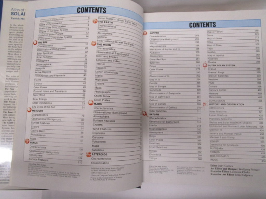 Atlas of the Solar System 1983 by Moore and Hunt