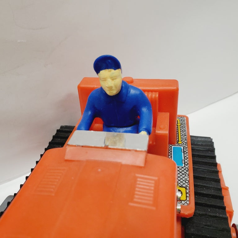 Vintage BATTERY OPERATED REMOTE CONTROL BULLDOZER