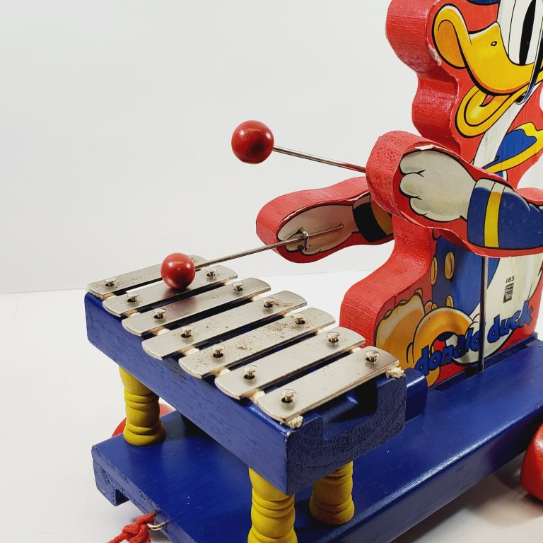 Fisher-Price Donald Duck Xylophone Wooden Pull Toy #185 1938 - 1952