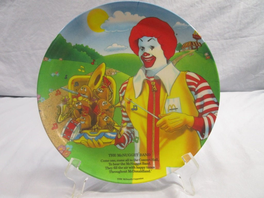 1989 McDonald's The McNugget Band Plate (82621) 10" - Cactus Jax Unique Collectibles