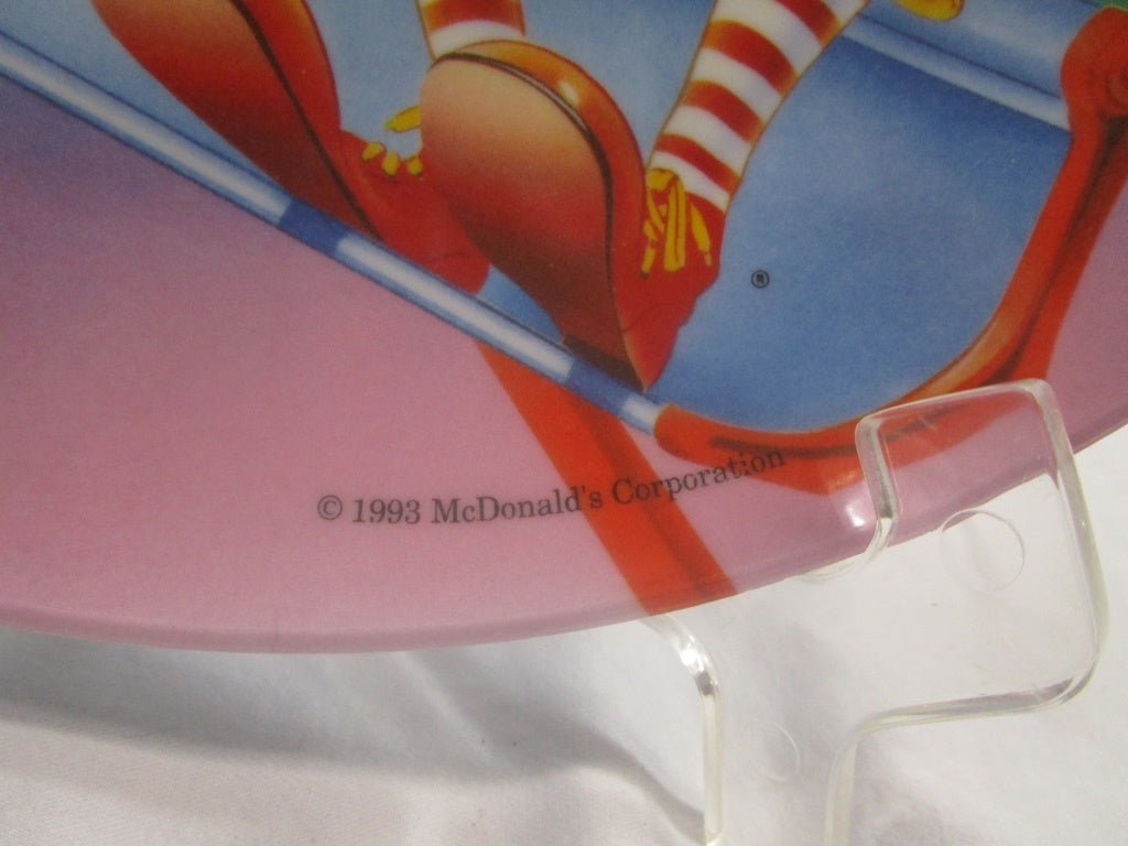 1993 McDonald's Plate Grimace HamBurglar and Ronald (82622) 10" - Cactus Jax Unique Collectibles