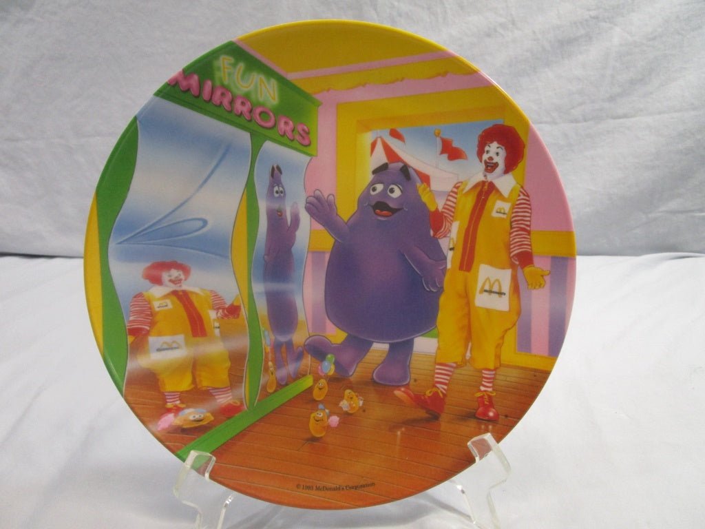 1993 McDonald's Plate with Grimace (82616) 10 " - Cactus Jax Unique Collectibles