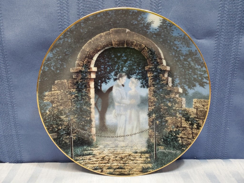 An Enchanted Evening by James Lumbers 8" Plate (34466) - Cactus Jax Unique Collectibles