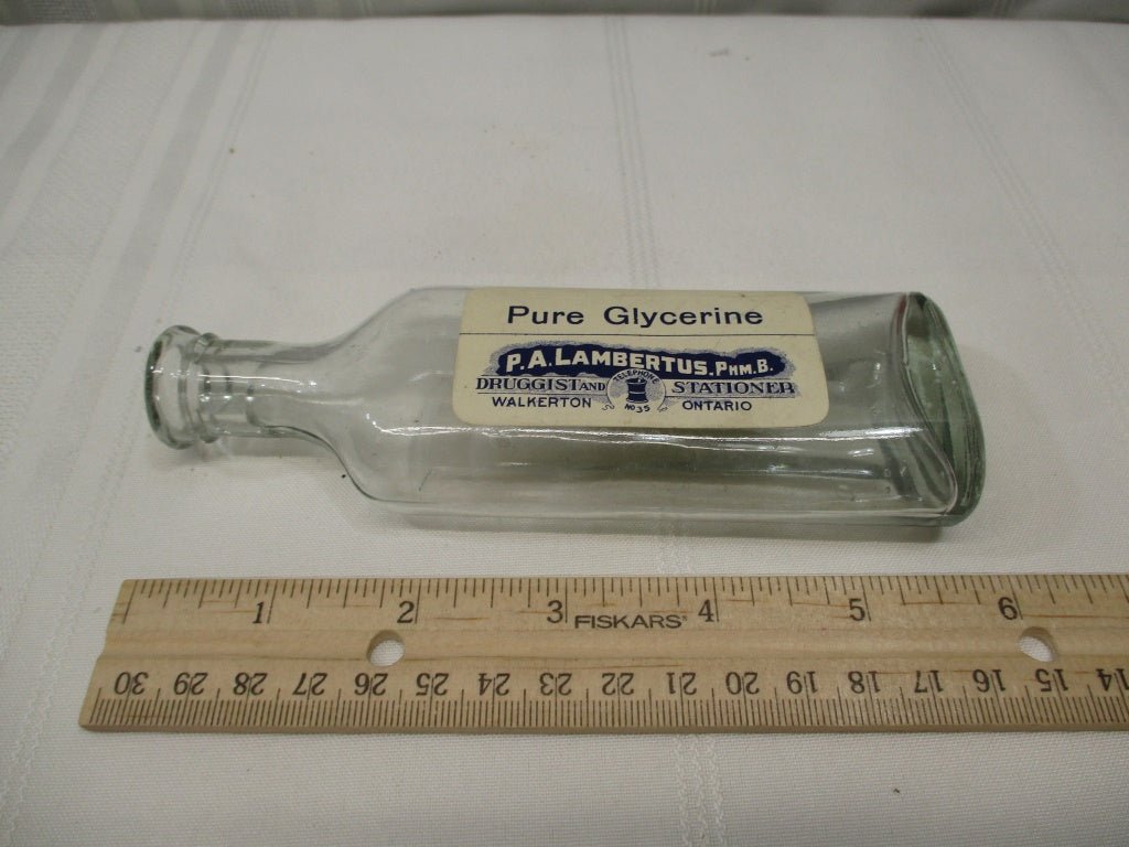 Antique Bottle Glycerine (74649 - Cactus Jax Unique Collectibles
