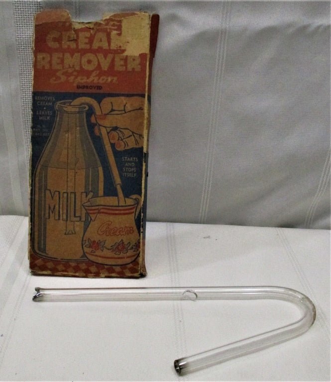 Antique Cream Remover Siphon in Original Box (74646 - Cactus Jax Unique Collectibles