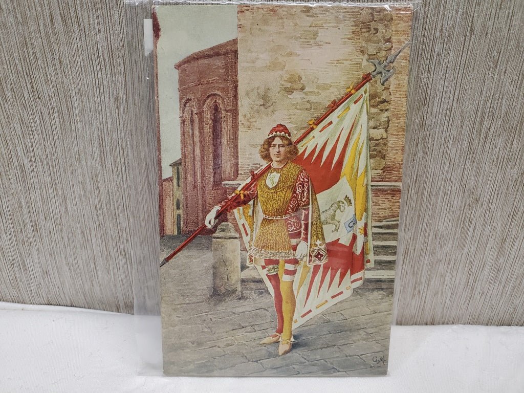 Antique Postcard Italian Val Di Montone Soldier 4 x 6" [34330 - Cactus Jax Unique Collectibles