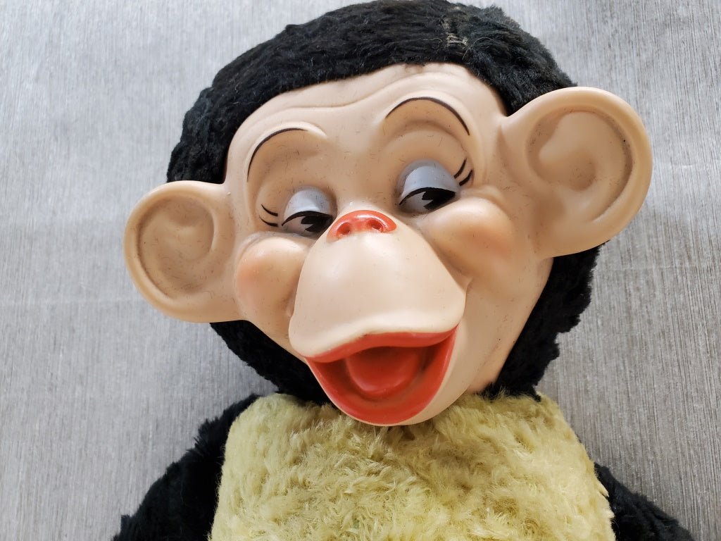 Antique Rubber Face and Hands Monkey Chimpanzee - Cactus Jax Unique Collectibles