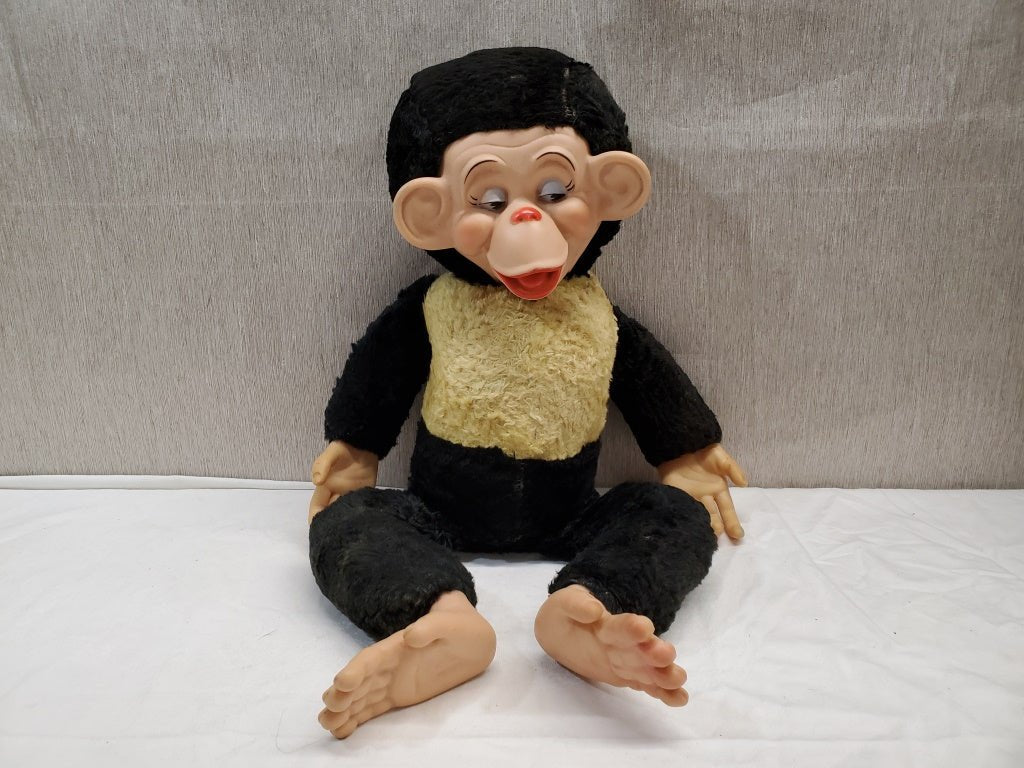 Antique Rubber Face and Hands Monkey Chimpanzee - Cactus Jax Unique Collectibles