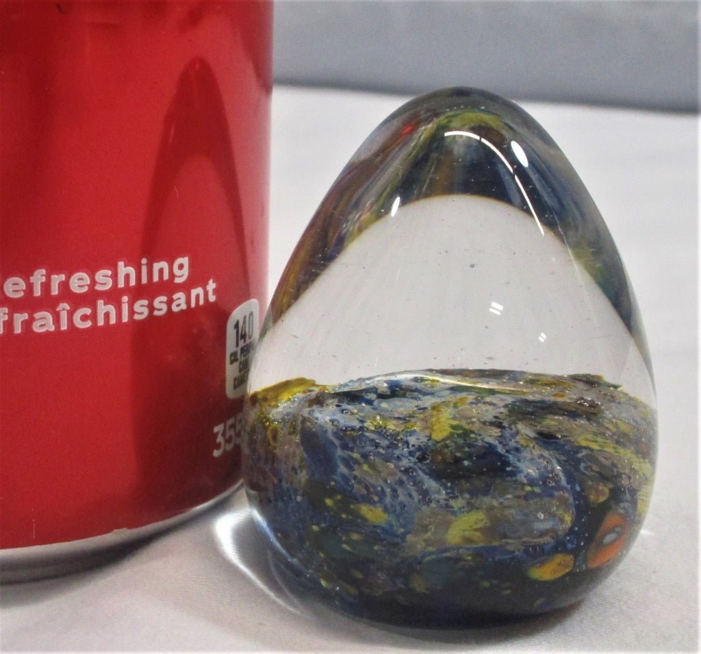 Art Glass Egg Paperweight (82329 - Cactus Jax Unique Collectibles