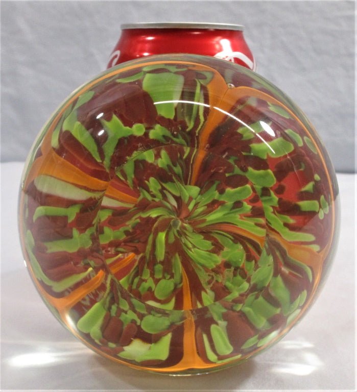 Art Glass Huge Paperweight (82338 - Cactus Jax Unique Collectibles