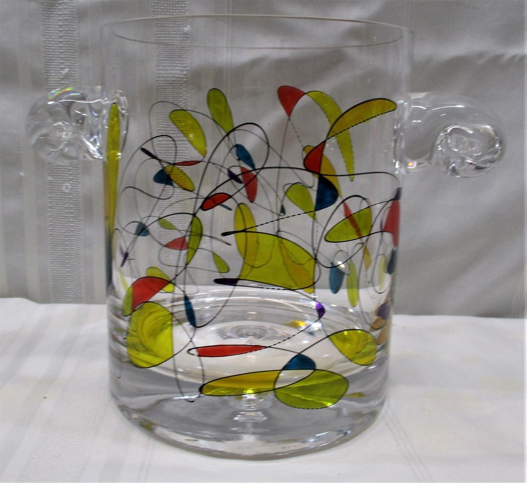 Art Glass Ice Bucket (74655 - Cactus Jax Unique Collectibles
