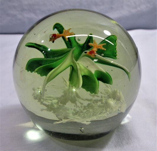 Art Glass Paperweight (82337 - Cactus Jax Unique Collectibles