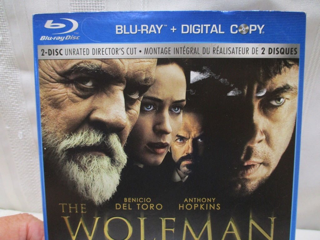 Blue Ray DVD The Wolfman Anthony Hopkins (74647 - Cactus Jax Unique Collectibles