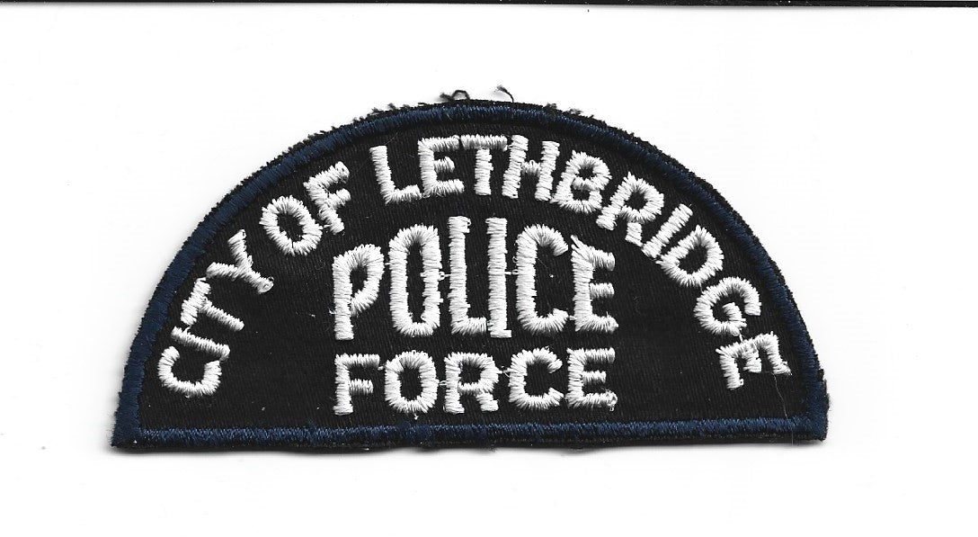 City Police- Obsolete Lethbridge Patch (94009) - Cactus Jax Unique Collectibles