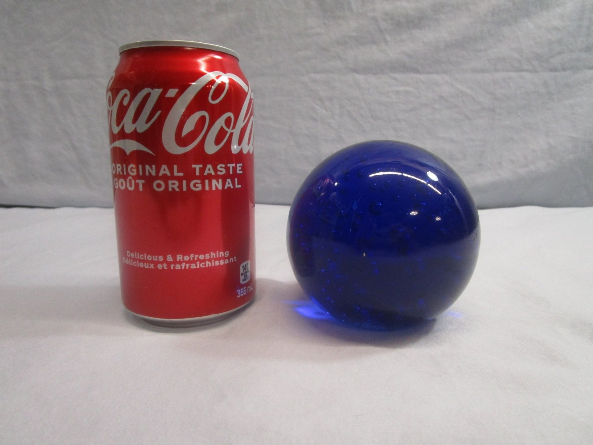 Cobalt Blue Art Glass Paperweight [82316 - Cactus Jax Unique Collectibles