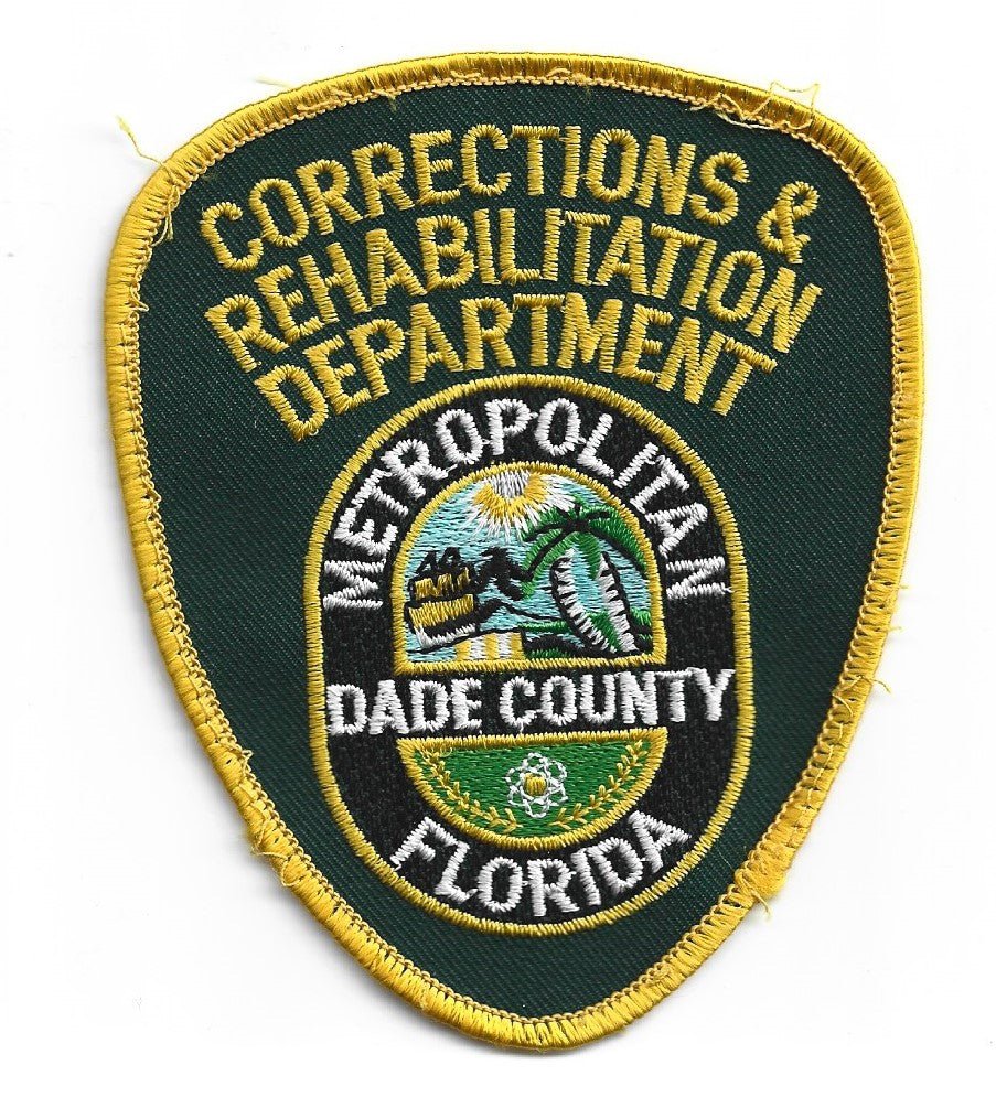 Corrections & Rehabilitation Department Patch-Dade County (94019) - Cactus Jax Unique Collectibles
