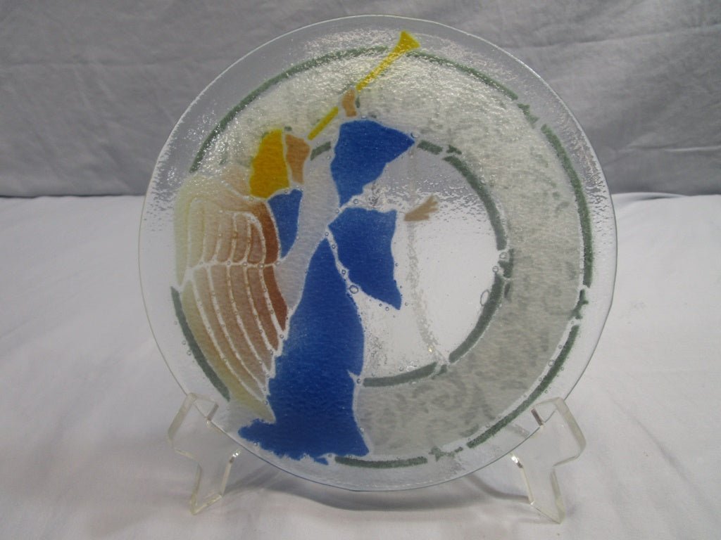 Glass Plate (82606) 8" - Cactus Jax Unique Collectibles