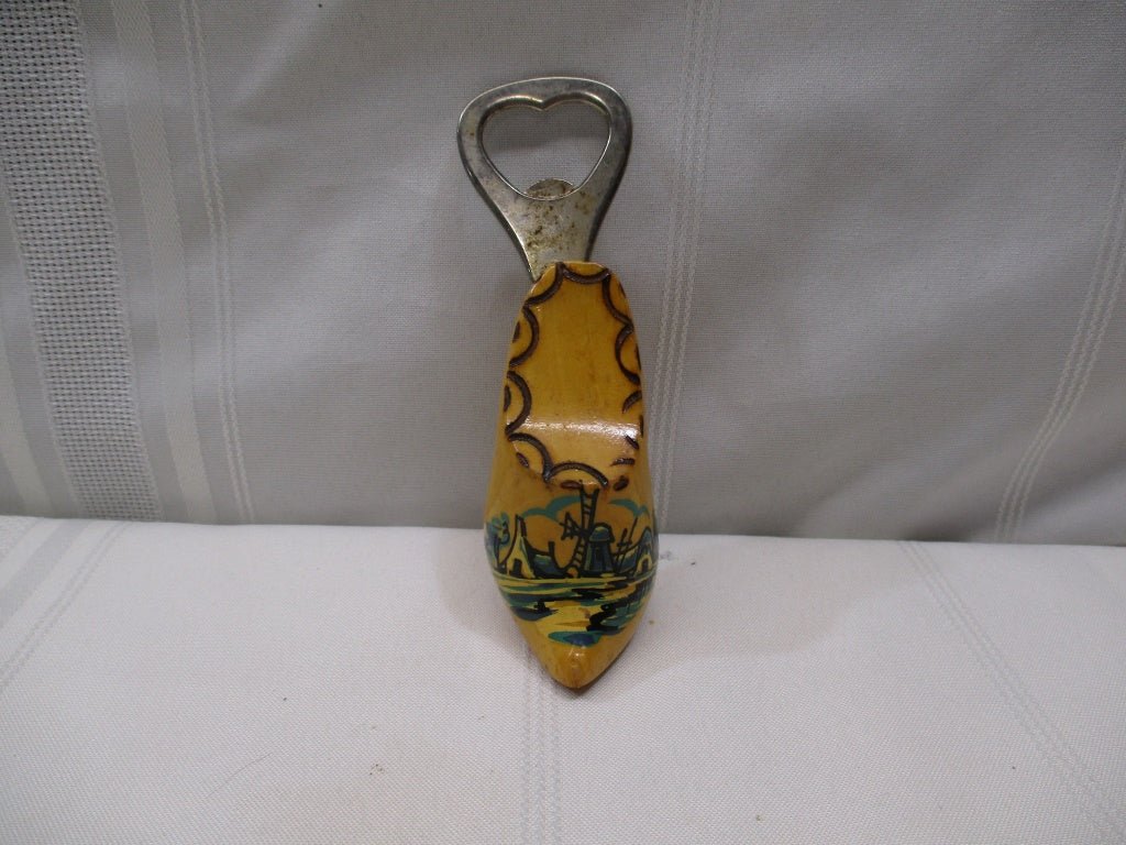 Hand Carved Wood Clog Bottle Opener (74637 - Cactus Jax Unique Collectibles