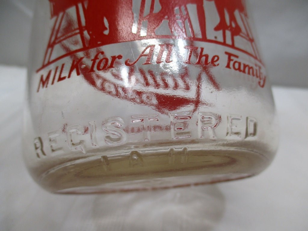 Krauszer's Milk Bottle Silkscreened New Brunswick (74659 - Cactus Jax Unique Collectibles