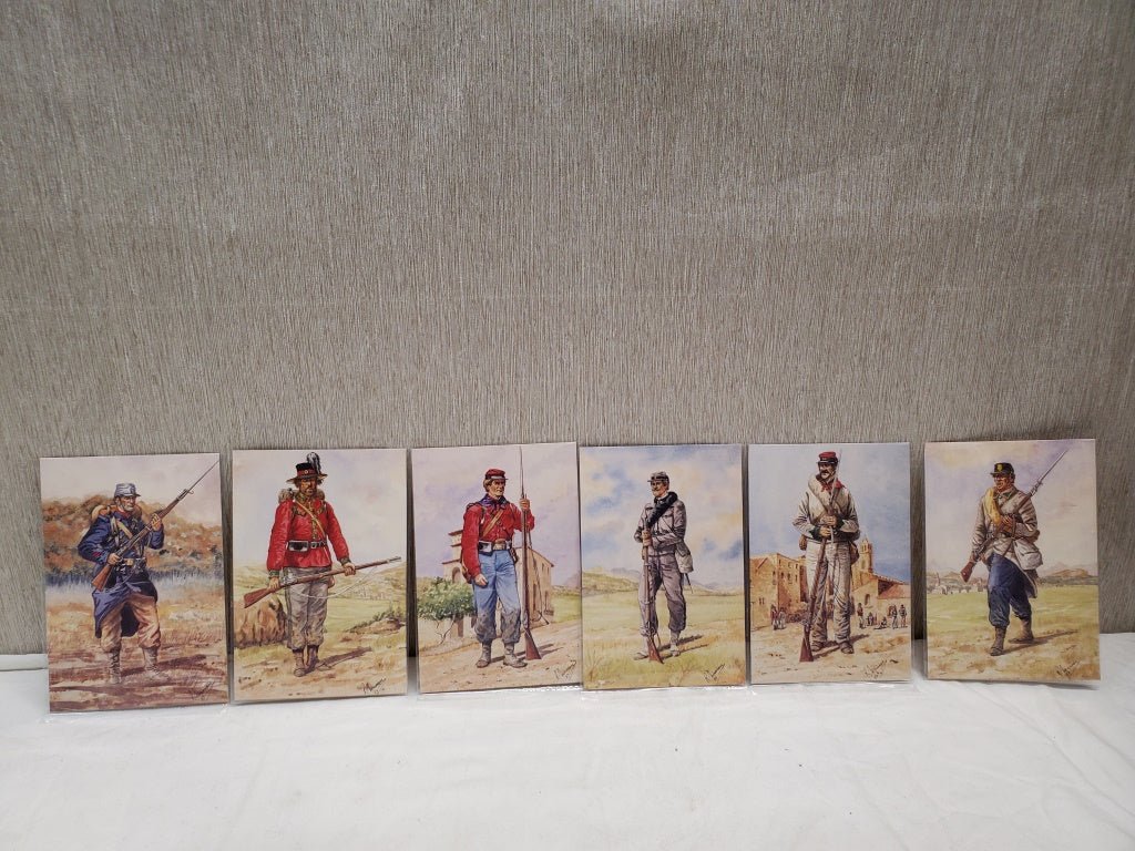 Military Postcards The Garibaldians Lot of Six Card No's 1-6 [34333 - Cactus Jax Unique Collectibles