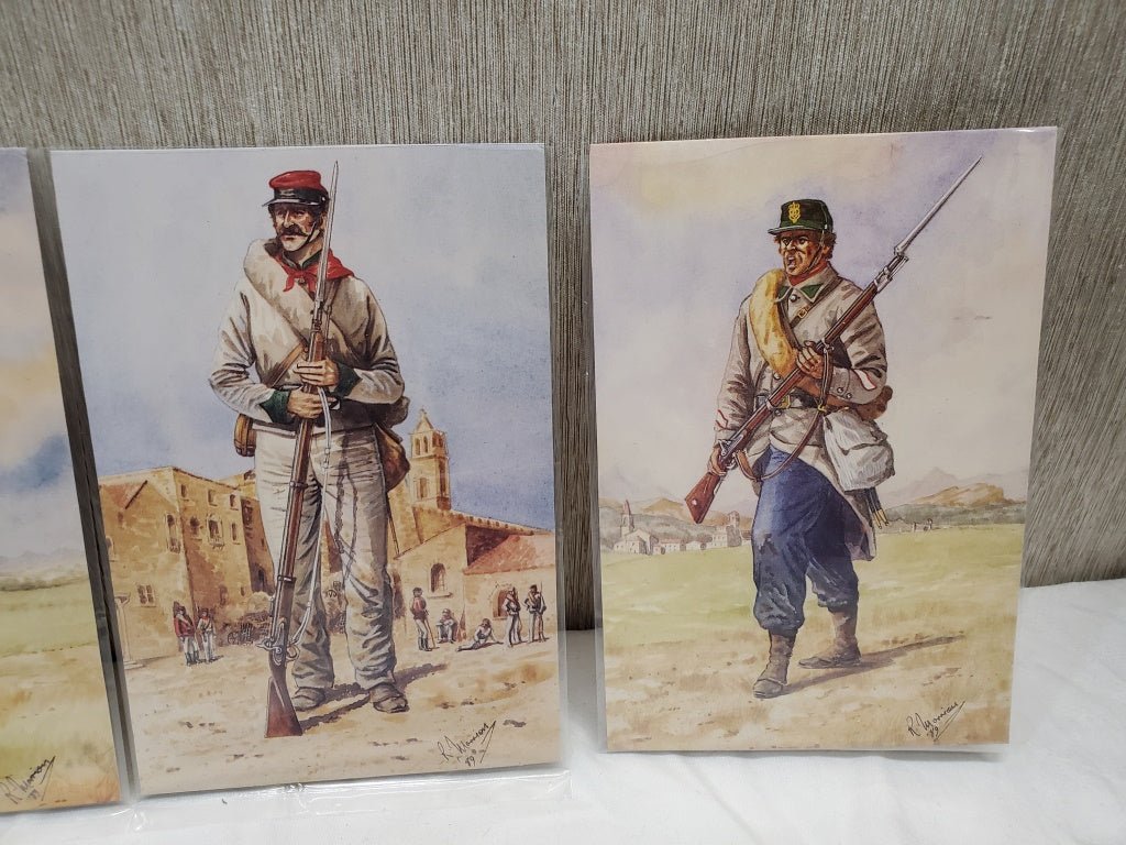 Military Postcards The Garibaldians Lot of Six Card No's 1-6 [34333 - Cactus Jax Unique Collectibles