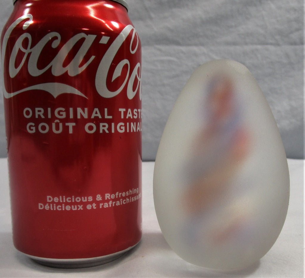 Murano Egg Swirl Paperweight (82353 - Cactus Jax Unique Collectibles
