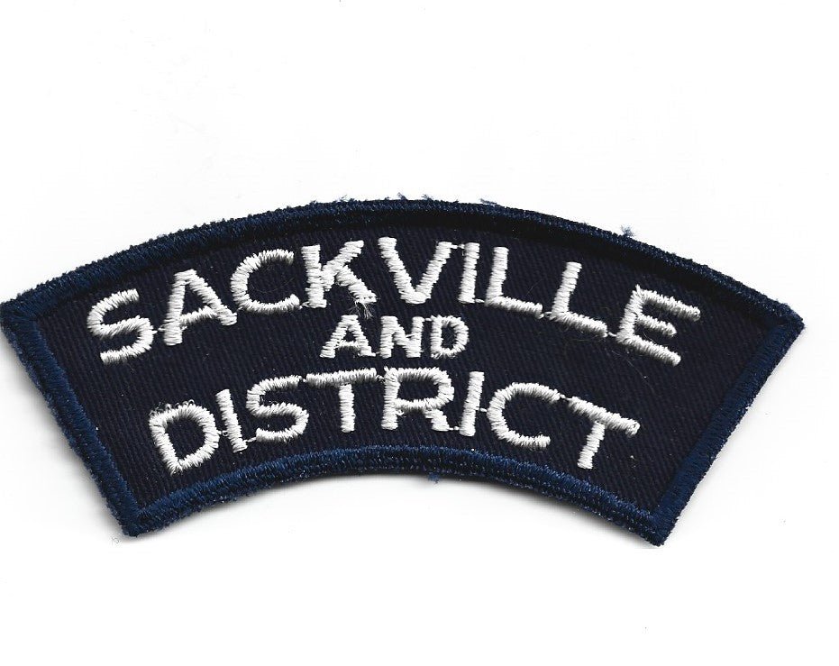 Obsolete Sackville and District - Halifax Patch(94024) - Cactus Jax Unique Collectibles