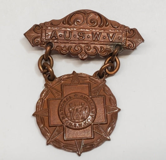 Old American Union Spanish American War Veteran National Auxiliary Medal [92275 - Cactus Jax Unique Collectibles