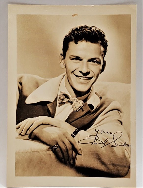 Old Promotional Frank Sinatra Photograph with Signature 5 x 7" [115 - Cactus Jax Unique Collectibles