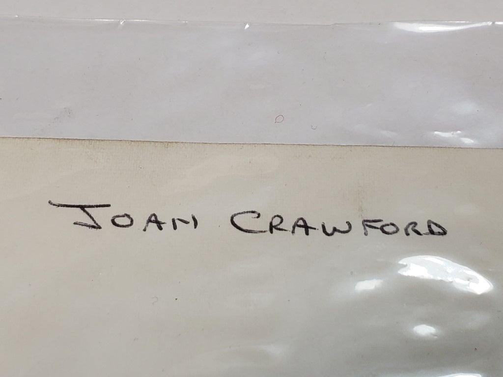 Old Promotional Joan Crawford Signed Photograph 5 x 7" [116 - Cactus Jax Unique Collectibles
