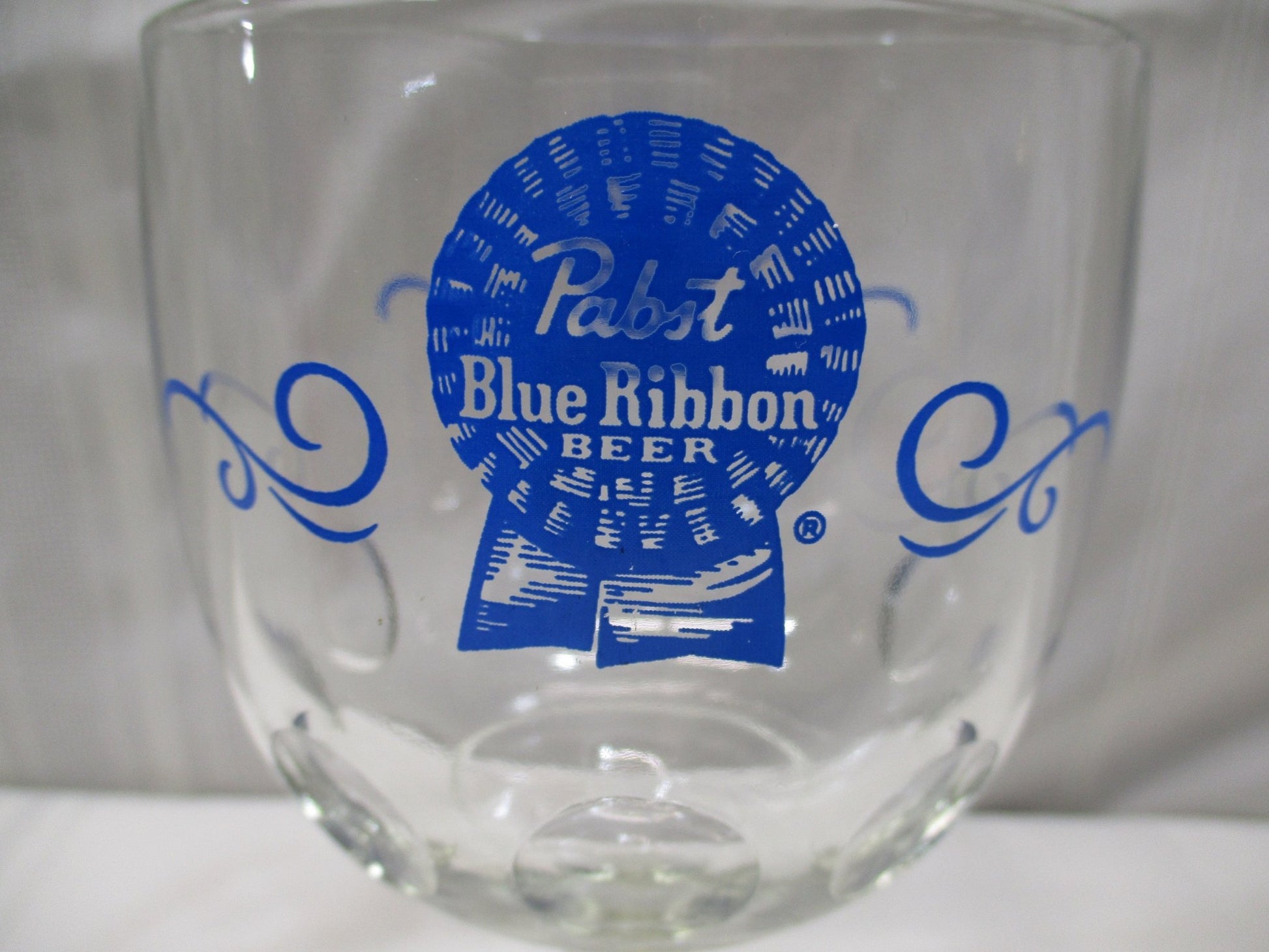 Pabst Blue Ribbon Pedestal Beer Glass (74694 - Cactus Jax Unique Collectibles