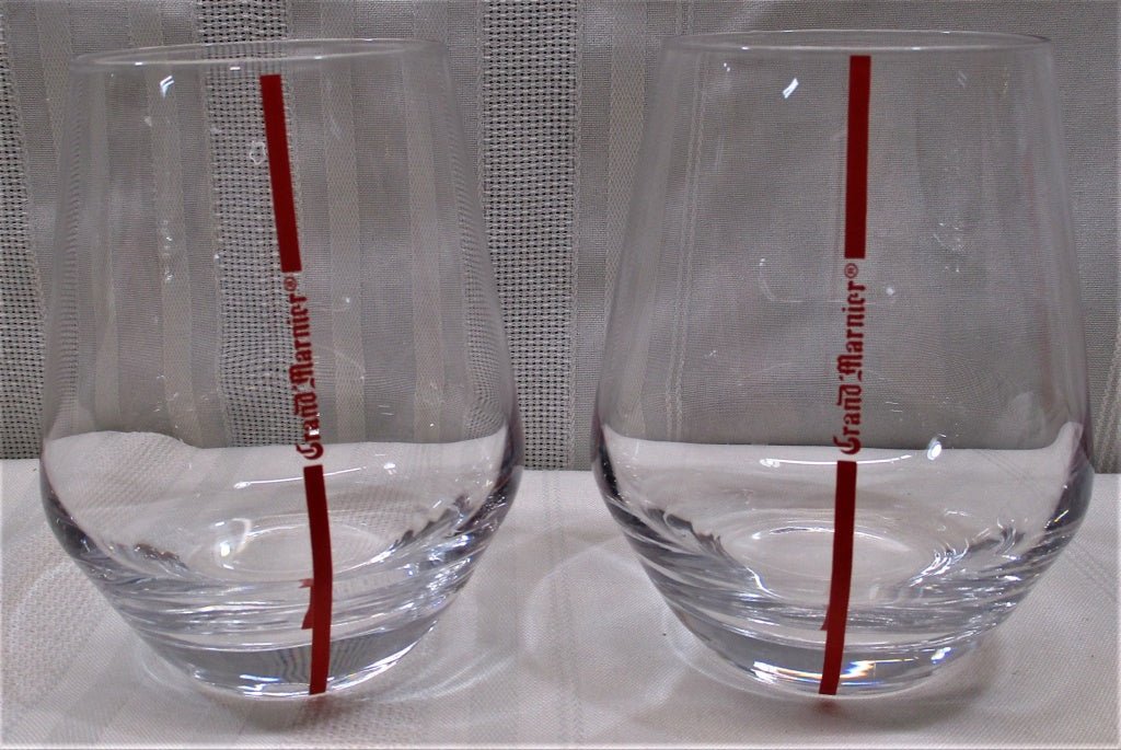 Pair Grand Marnier Crystal Glasses (74664 - Cactus Jax Unique Collectibles