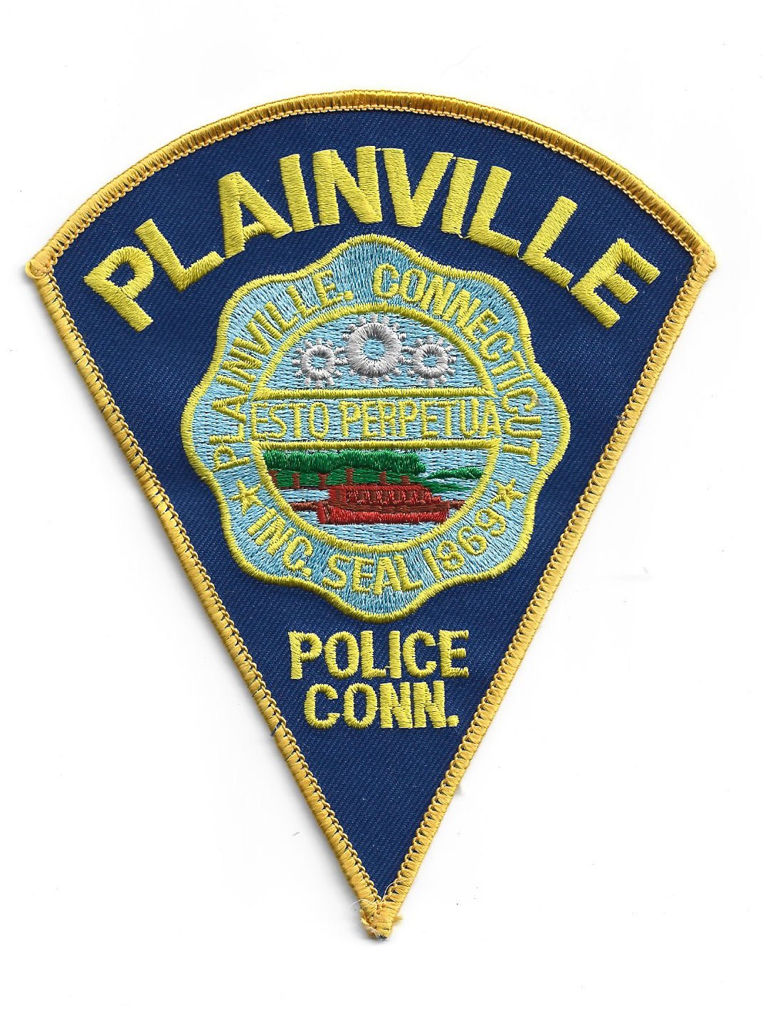 Plainville Connecticut Police Patch (94082) - Cactus Jax Unique Collectibles