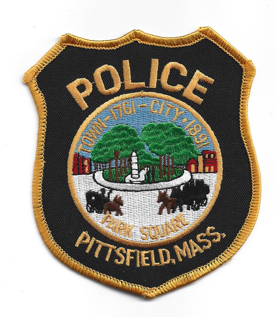 Police- Pittsfield, Mass. Patch (94070) - Cactus Jax Unique Collectibles
