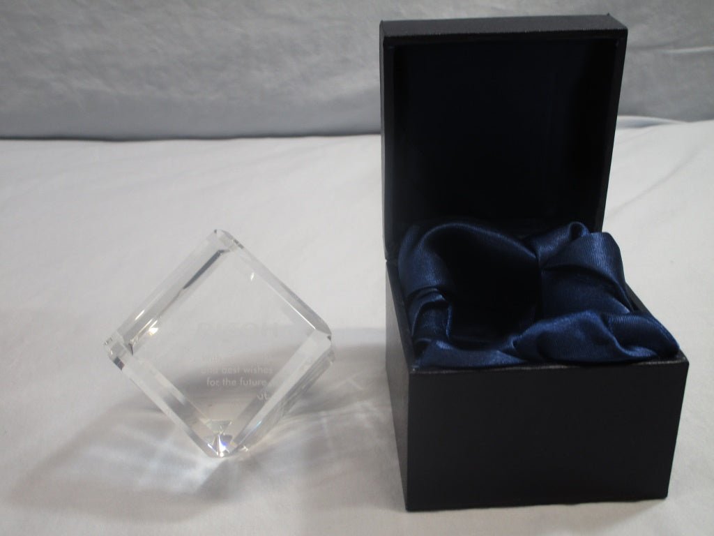 Ricoh Award Crystal in Presentation Box (82344 - Cactus Jax Unique Collectibles