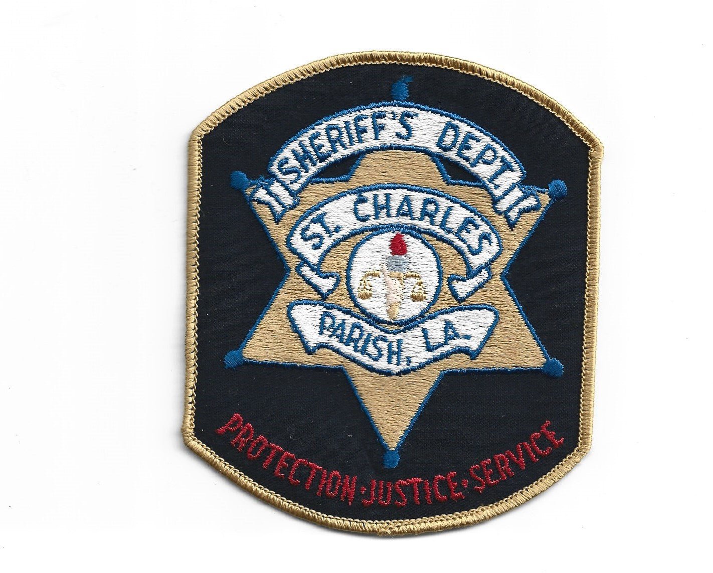 Sheriff's Dept, St. Charles, Parish, L.A Patch (94028) - Cactus Jax Unique Collectibles