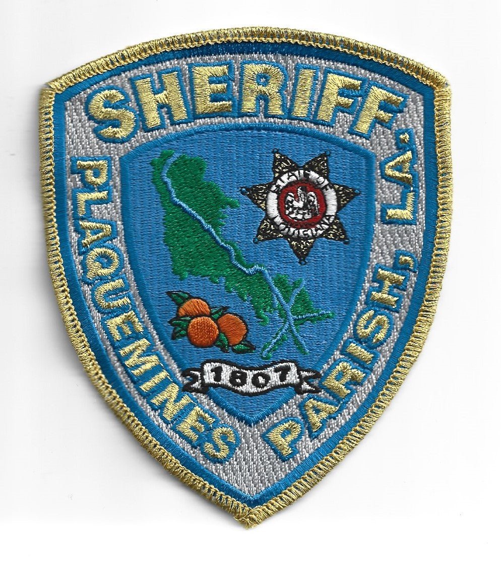 Sheriffs Plaquemines Parish, LA Patch-(94021) - Cactus Jax Unique Collectibles