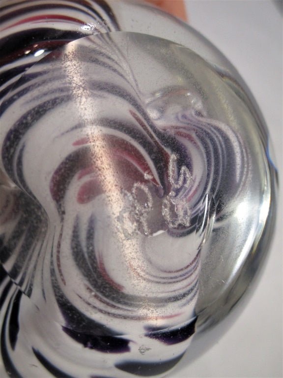 SIGNED Art Glass Paperweight (82340 - Cactus Jax Unique Collectibles