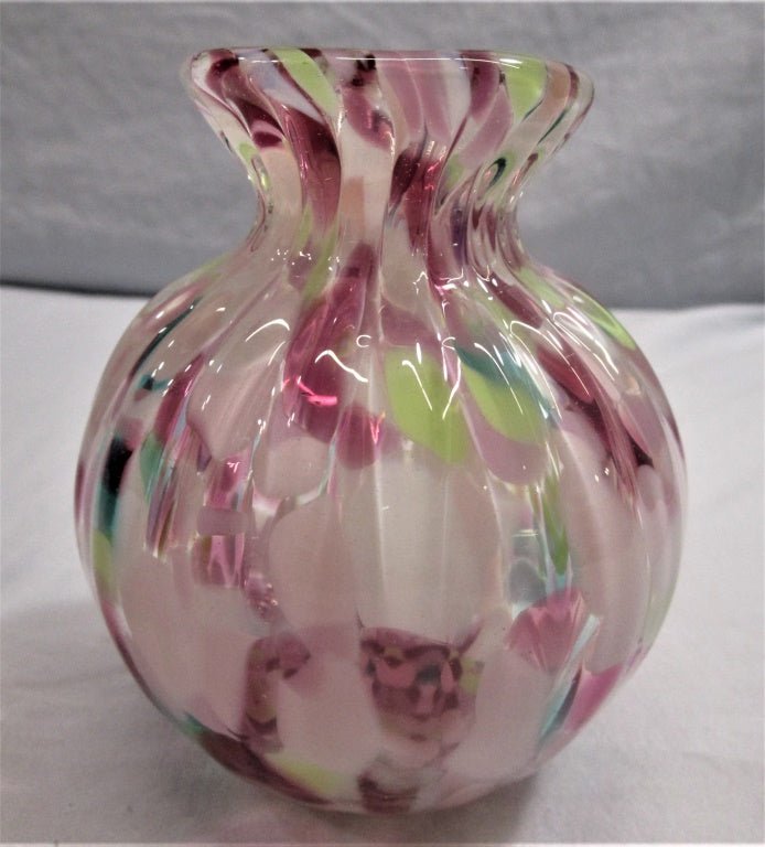 Splatter Glass Vase Made in Australia (82378 - Cactus Jax Unique Collectibles