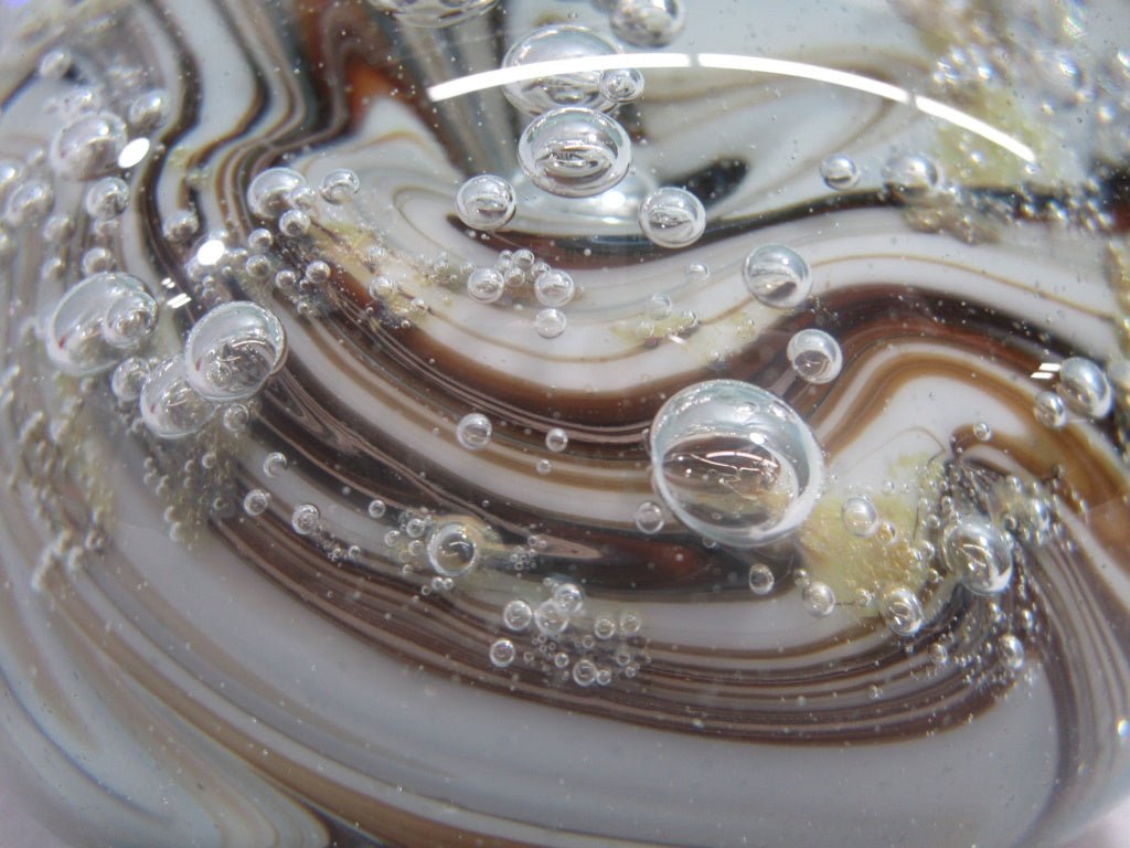 Studio Art Glass Paperweight with Bubbles (82335 - Cactus Jax Unique Collectibles