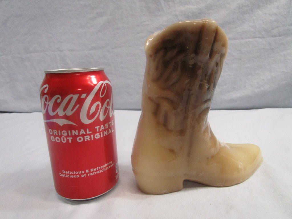 Vintage Figural Cowboy Boot Candle (82623) - Cactus Jax Unique Collectibles