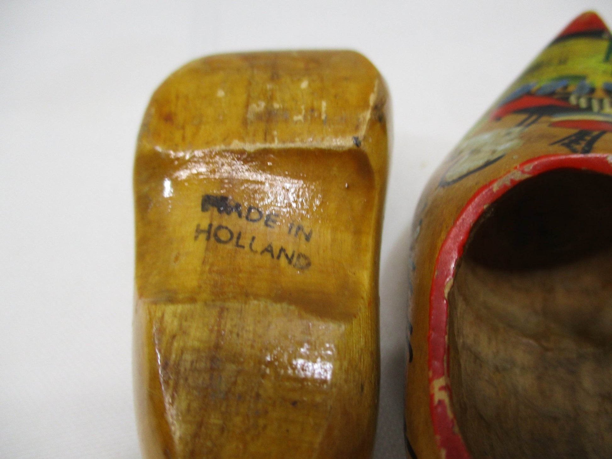 Wooden Hand Carved Dutch Clog Shoes (74632 - Cactus Jax Unique Collectibles