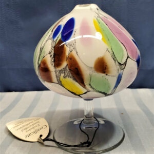 Signed Hand Crafted Art Glass Essential Oil Diffuser