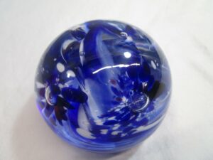 blue-swirl-art-glass-paperweight