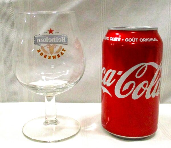 Heineken Tarwebok Stemmed Silkscreened Beer Glass [74682 - Image 2