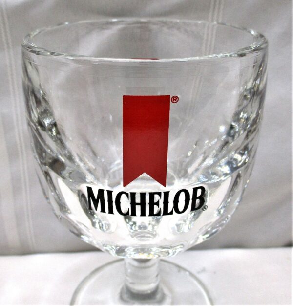Michelob Pedestal Silkscreened Beer Glass [74686 - Image 2
